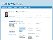 Tablet Screenshot of legal-advice-centre.co.uk